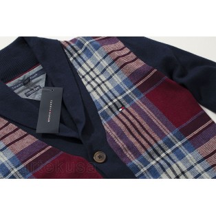 TOMMY HILFIGER SWETER MESKI - CARDIGAN